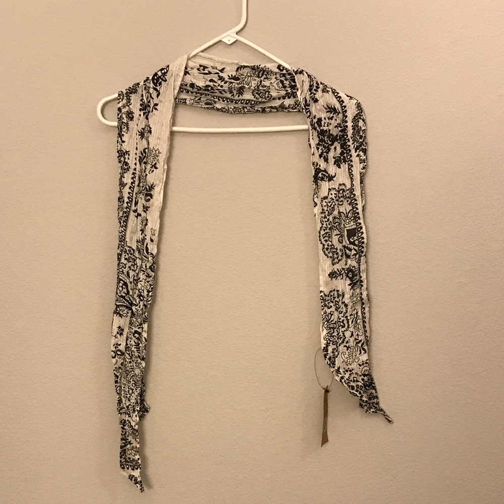 Michael Stars Porcelain Skinny Scarf